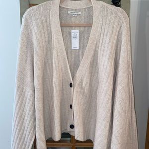 Cropped Sweater Cardigan